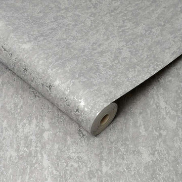 Milan Grey & Silver Wallpaper - Fantastick