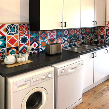 Moroccan Blue - Vinyl Wall Tiles - Fantastick