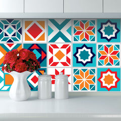 Moroccan Blue - Vinyl Wall Tiles - Fantastick