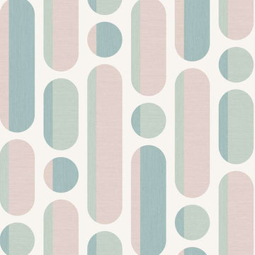 Morse Rose & Sage Wallpaper - Fantastick