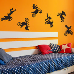 Moto - X Bikes - vinyl wall stickers - Fantastick