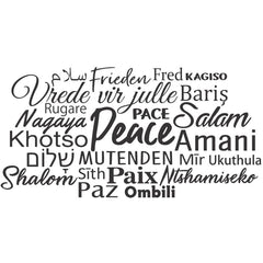 Peace quote - wall poetry - Fantastick