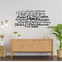 Peace quote - wall poetry - Fantastick