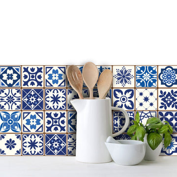 Spanish Blue - Vinyl Wall Tiles - Fantastick