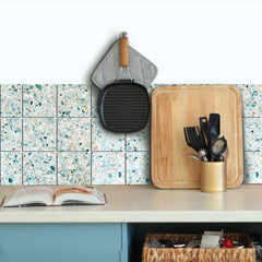 Terrazzo Aqua - Vinyl Wall Tiles - Fantastick