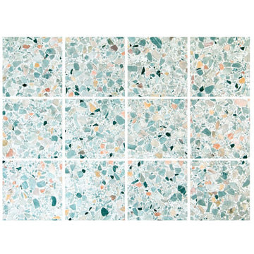 Terrazzo Aqua - Vinyl Wall Tiles - Fantastick