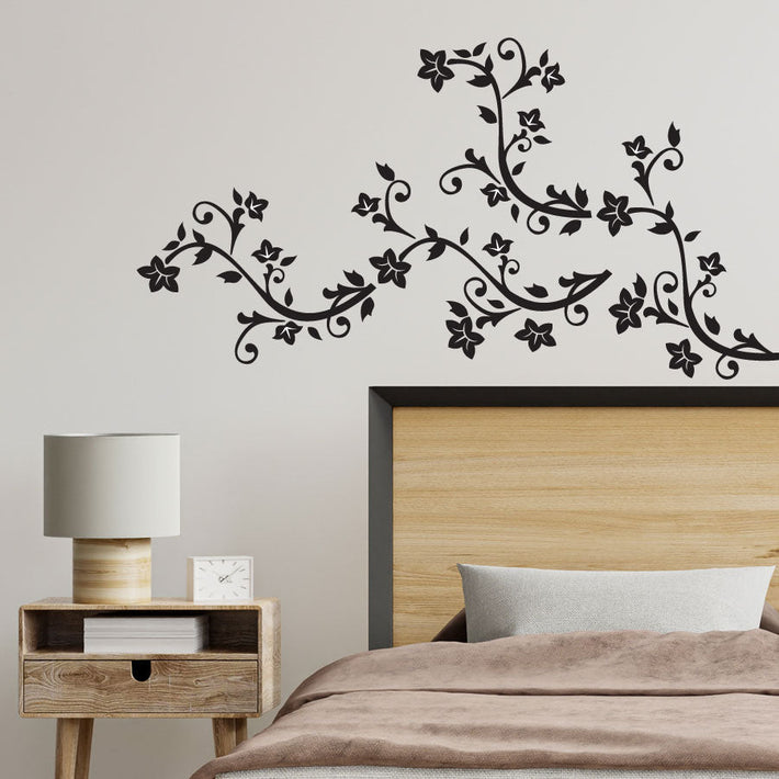 Traditional Floral - vinyl wall stickers - Fantastick