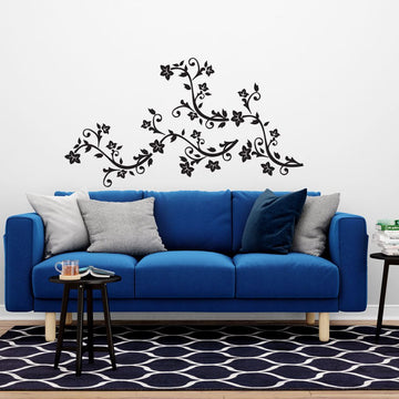 Traditional Floral - vinyl wall stickers - Fantastick