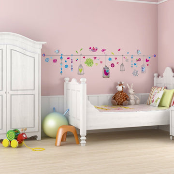 Whimsical Birdcages - Kid's wall stickers - Fantastick