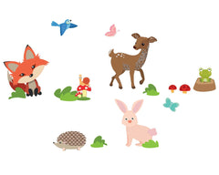 Woodland Forest Animals - Kid's Wall Stickers - Fantastick