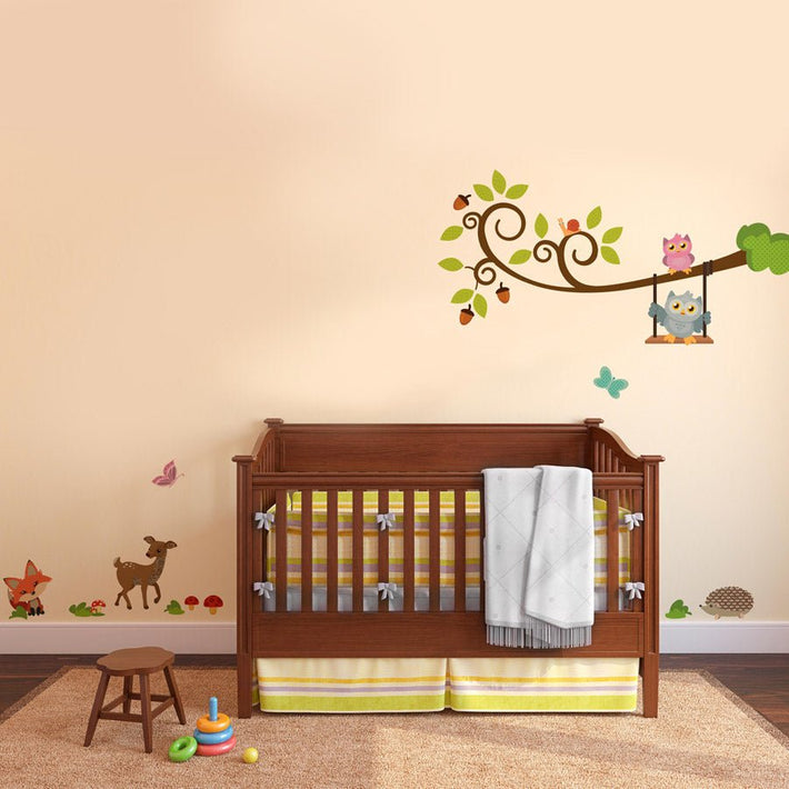 Woodlands Forest branch - Vinyl Wall Stickers - Fantastick