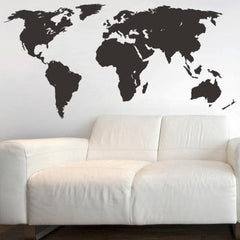 World Map - vinyl wall sticker - Fantastick